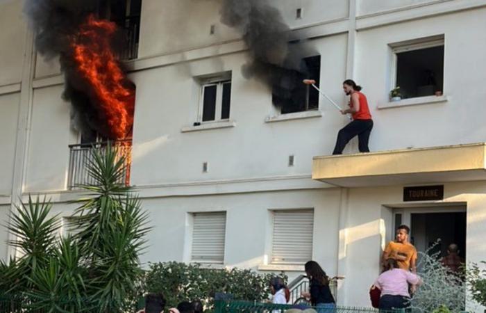 il enfonce la porte pour sauver un septuagénaire des flammes à Montpellier