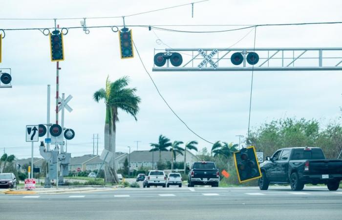 L’ouragan Milton frappe Tampa, Floride, États-Unis