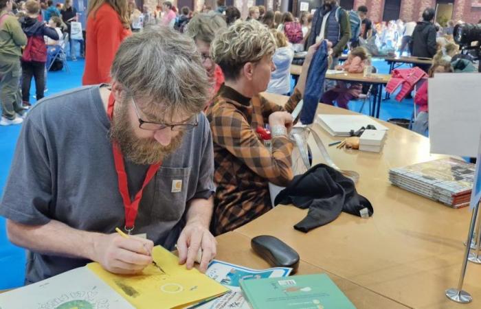 Jean-Baptiste Drouot, le favori des enfants au Salon du livre jeunesse