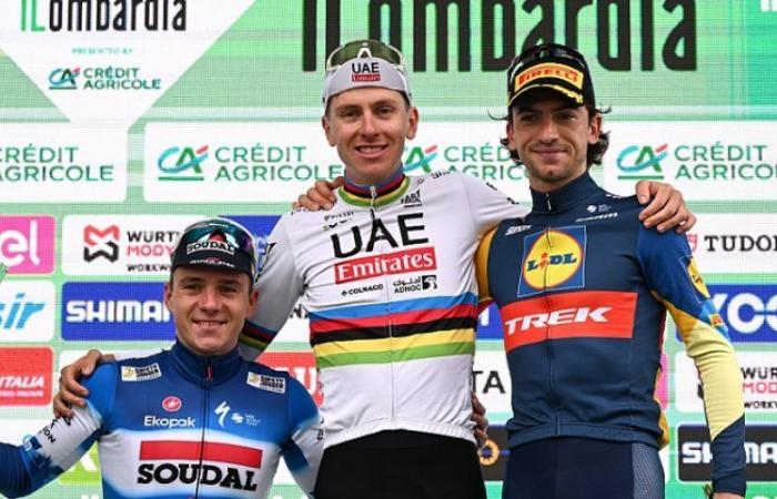 « Un podium avec Pogacar et Evenepoel… »