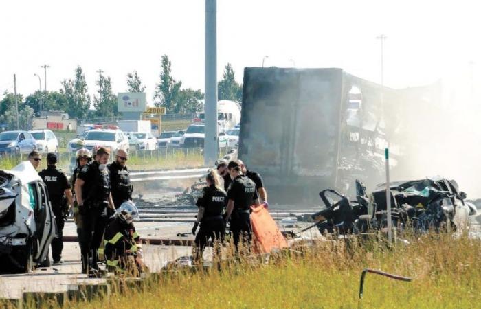 arrêté, le camionneur veut être libéré