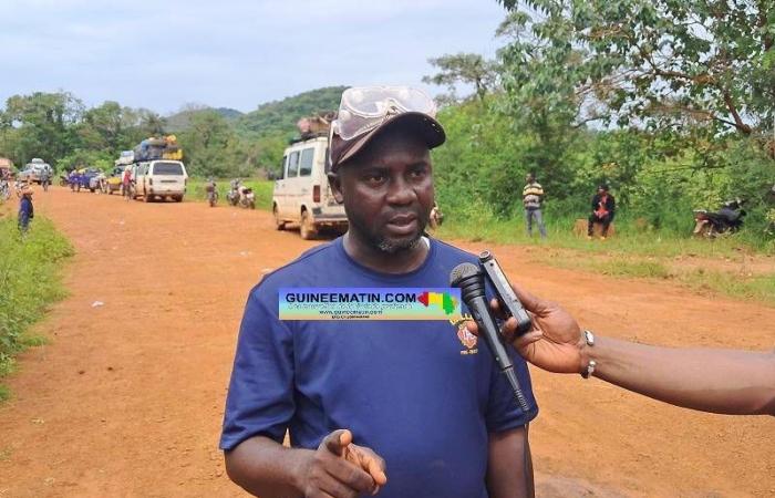 un des apprentis du camion en question toujours coincé sous l’eau