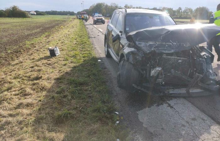 Accident on Nationale 4 near Saint-Dizier