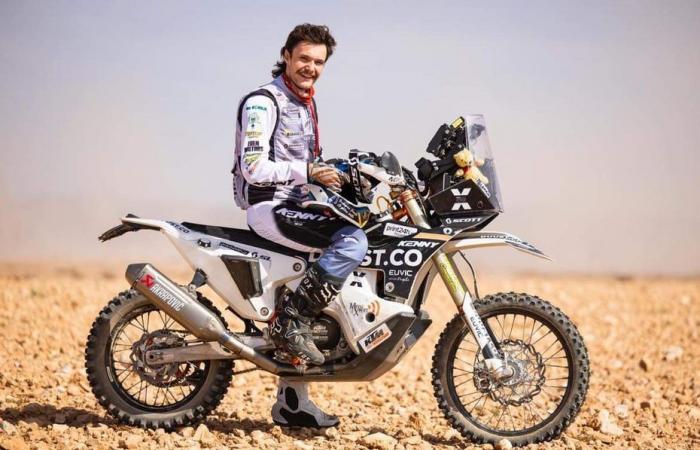 des nouvelles rassurantes du pilote Jean-Loup Lepan après son accident de moto au Rallye du Maroc