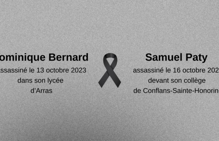 14 octobre 2024 – Hommage à Samuel Paty et Dominique Bernard