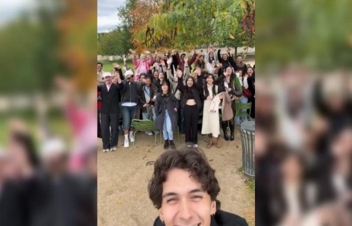 il se confie sur Tiktok sur son isolement à Paris et rencontre une soixantaine de personnes