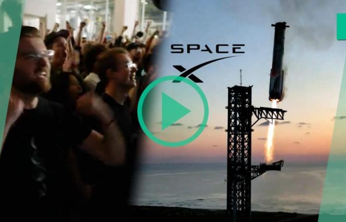 SpaceX parvient à attraper une partie de sa mégafusée Starship, les ingénieurs explosent de joie