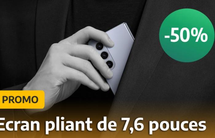 Plus que quelques heures pour profiter du Samsung Galaxy Z Fold5 à moitié prix !