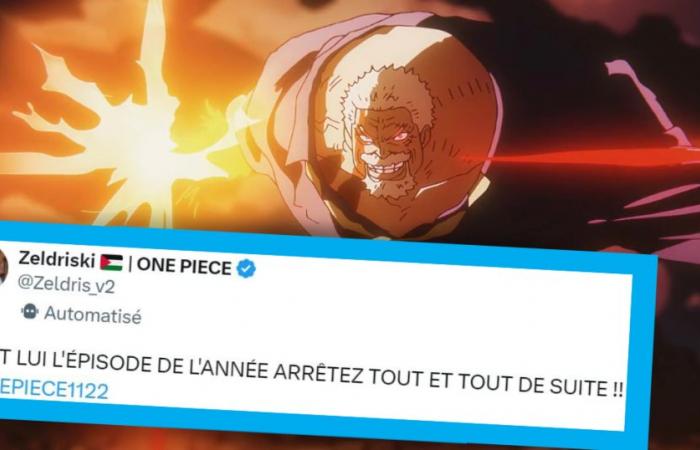 les fans impressionnés par l’épisode 1122 de l’anime