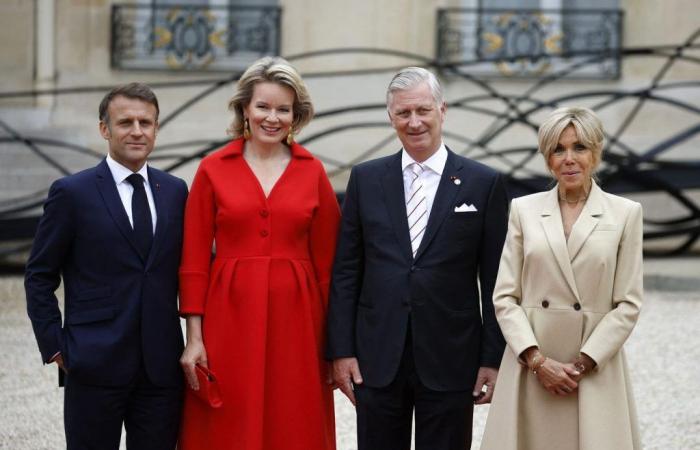 Le Roi des Belges en visite d’État de trois jours en France, à bord de l’Eurostar