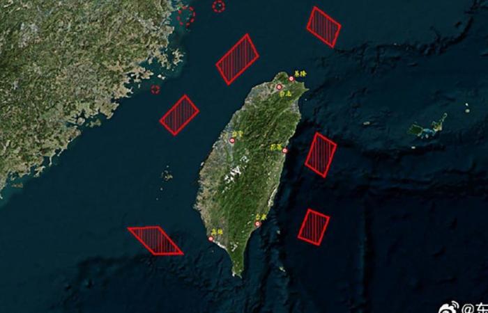 La Chine lance des manœuvres militaires autour de Taiwan