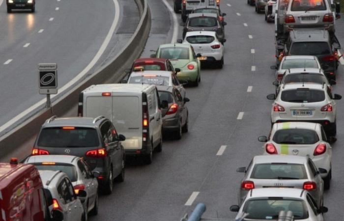 Des bouchons monstres sur l’A6 vers Paris après un accident