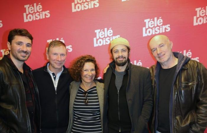 Sylvie Flepp, Ambroise Michel, Thierry Ragueneau, Geoffrey Sauveaux et Pierre Martot réunis pour célébrer les 20 ans de la série (PHOTOS)