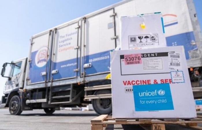 Deuxième campagne de vaccination contre le virus de la polio pour les enfants de la bande de Gaza