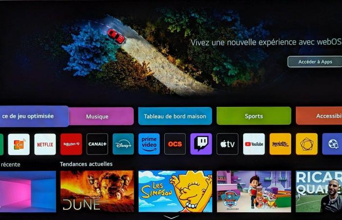 webOS 24 avec Chromecast arrive sur les téléviseurs LG 2023