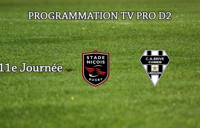 La programmation TV des J11 de la Pro D2