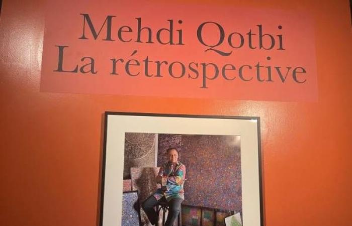 Ouverture de la rétrospective de l’artiste Mehdi Qotbi à l’Institut du Monde Arabe à Paris