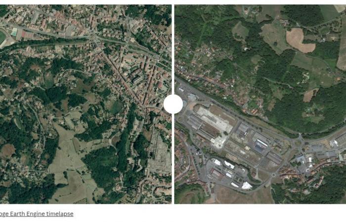 AVANT/APRÈS. Découvrez à quoi ressemblaient les villes de l’Aveyron il y a plus de 20 ans grâce à la dernière mise à jour de Google Earth