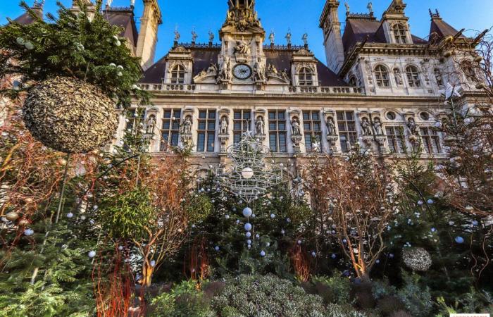 La place devant l’Hôtel de Ville de Paris se transforme en forêt urbaine