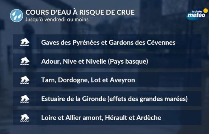 quelles zones seront à risque d’inondation cette semaine ?