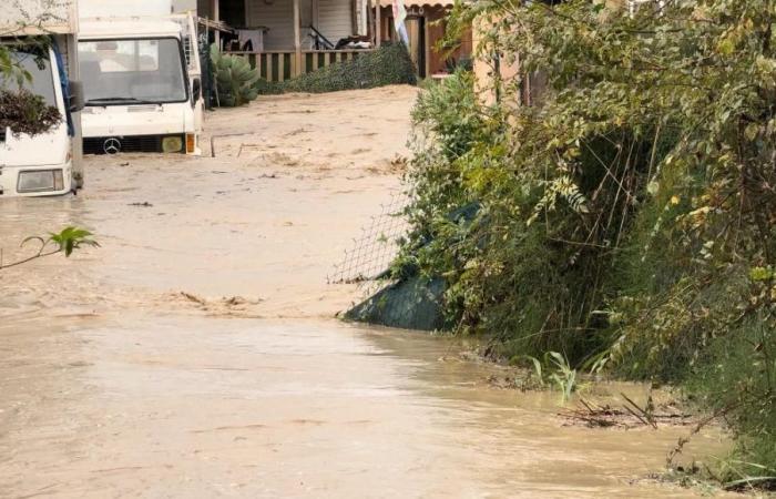 VIDÉOS – Montée brutale des eaux dans la région de Vence, routes inondées et camp de Voyageurs évacué