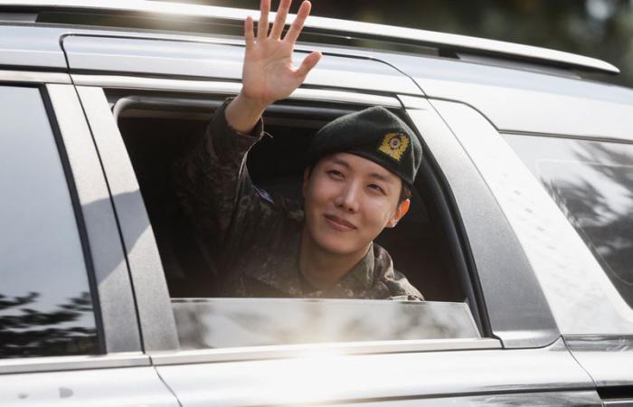 J-Hope, membre du BTS, effectue son service militaire en Corée du Sud