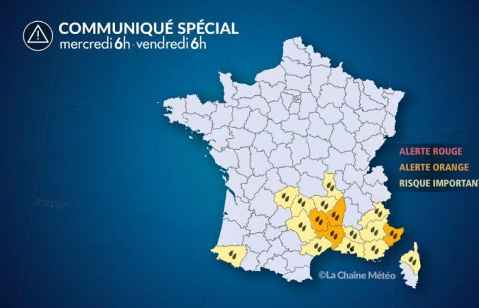 Épisode cévenol et fortes pluies dans le sud