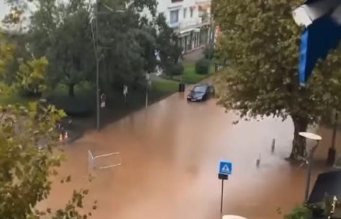 EN DIRECT – Inondations dans le centre-ville de Mandelieu-la-Napoule