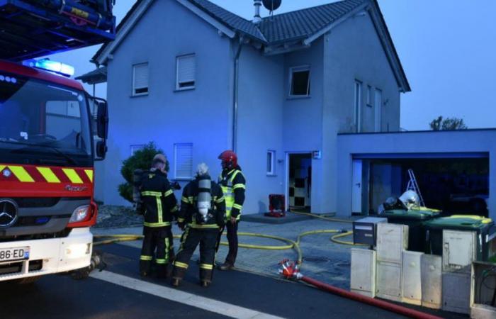 un incendie se déclare dans une maison de la rue Henri-Salvador