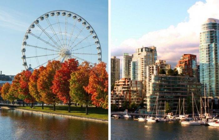 Ces deux villes canadiennes figurent dans le top 10 des meilleures destinations au monde