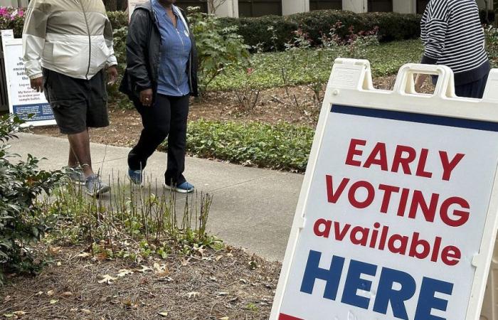 taux de participation record au vote anticipé dans l’État de Géorgie