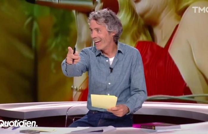 in Quotidien, the very embarrassing question from Yann Barthès