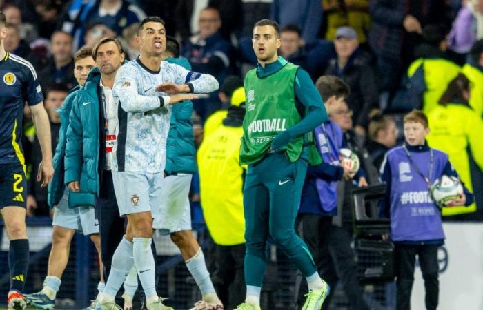 La grosse colère (et les insultes) de Cristiano Ronaldo contre l’arbitre