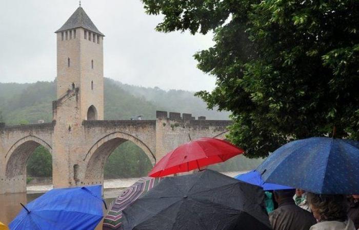 pluie soutenue, rafales à 45 km/h, risque d’inondation… Le Lot en alerte orange