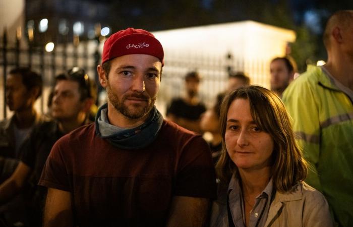 l’émotion des cyclistes après la mort de Paul, tué par un automobiliste