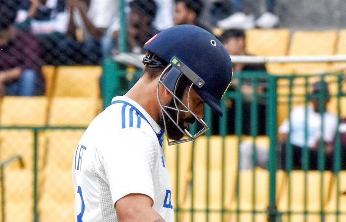 Jour 2 du premier match test de cricket entre l’Inde et la Nouvelle-Zélande. #Galerie