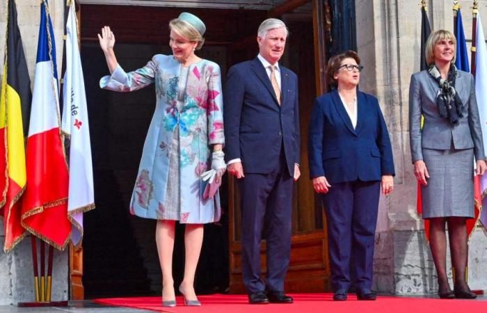 Le roi Philippe et la reine Mathilde comme voisins à Lille