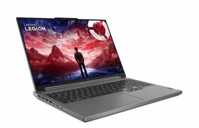 Promo 1199€ Lenovo Legion Slim 5 16ARP9 (83EX002VFR), PC portable gamer performant évolutif 16″ 2.5K 165Hz RTX 4070 AMD Ryzen 7 7435HS sans Windows