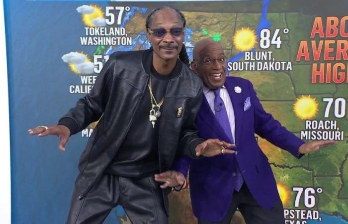 Regardez Snoop Dogg prendre le relais des prévisions météo AUJOURD’HUI