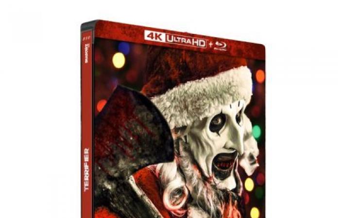 Terrifier 3 (2024) en France à partir du 19 février 2025 en Steelbook 4K Ultra HD Blu-ray