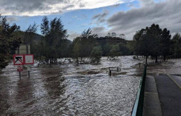 photos et vidéos des inondations en Haute-Loire