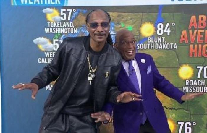 Regardez Snoop Dogg prendre le relais des prévisions météo AUJOURD’HUI