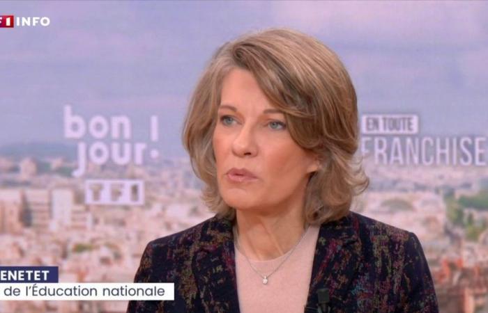 “119 incidents” enregistrés, indique Anne Genetet sur TF1