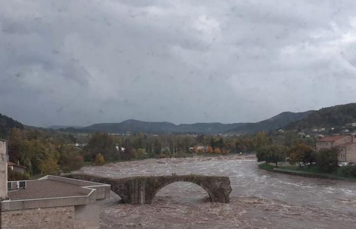 photos et vidéos des inondations en Haute-Loire