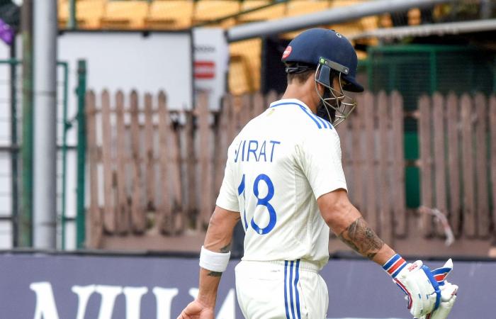 Jour 2 du premier match test de cricket entre l’Inde et la Nouvelle-Zélande. #Galerie