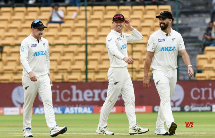 Jour 2 du premier match test de cricket entre l’Inde et la Nouvelle-Zélande. #Galerie