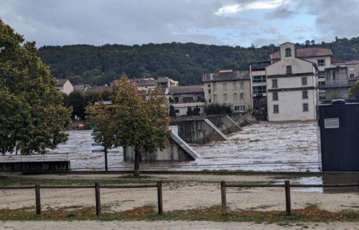 photos et vidéos des inondations en Haute-Loire