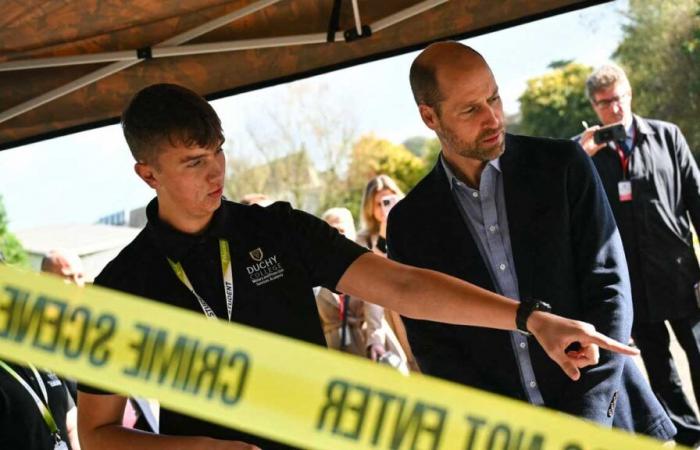 Le prince William joue le rôle d’expert en Cornouailles