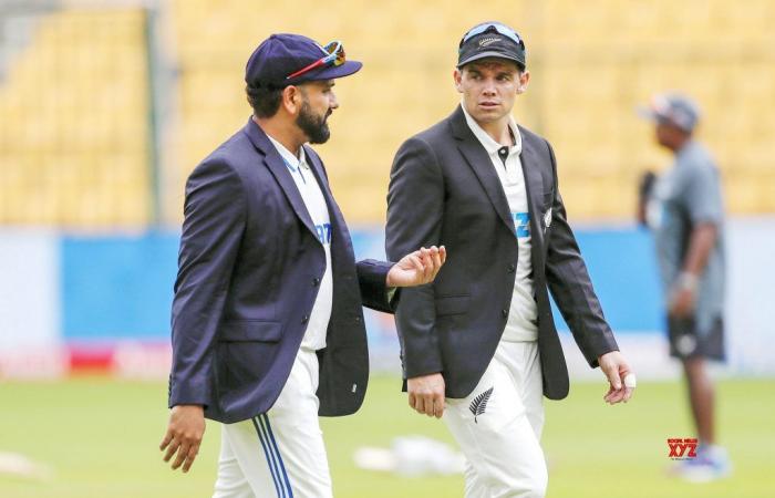 Jour 2 du premier match test de cricket entre l’Inde et la Nouvelle-Zélande. #Galerie