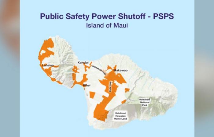 HECO désactive le programme de coupure de courant à West Maui